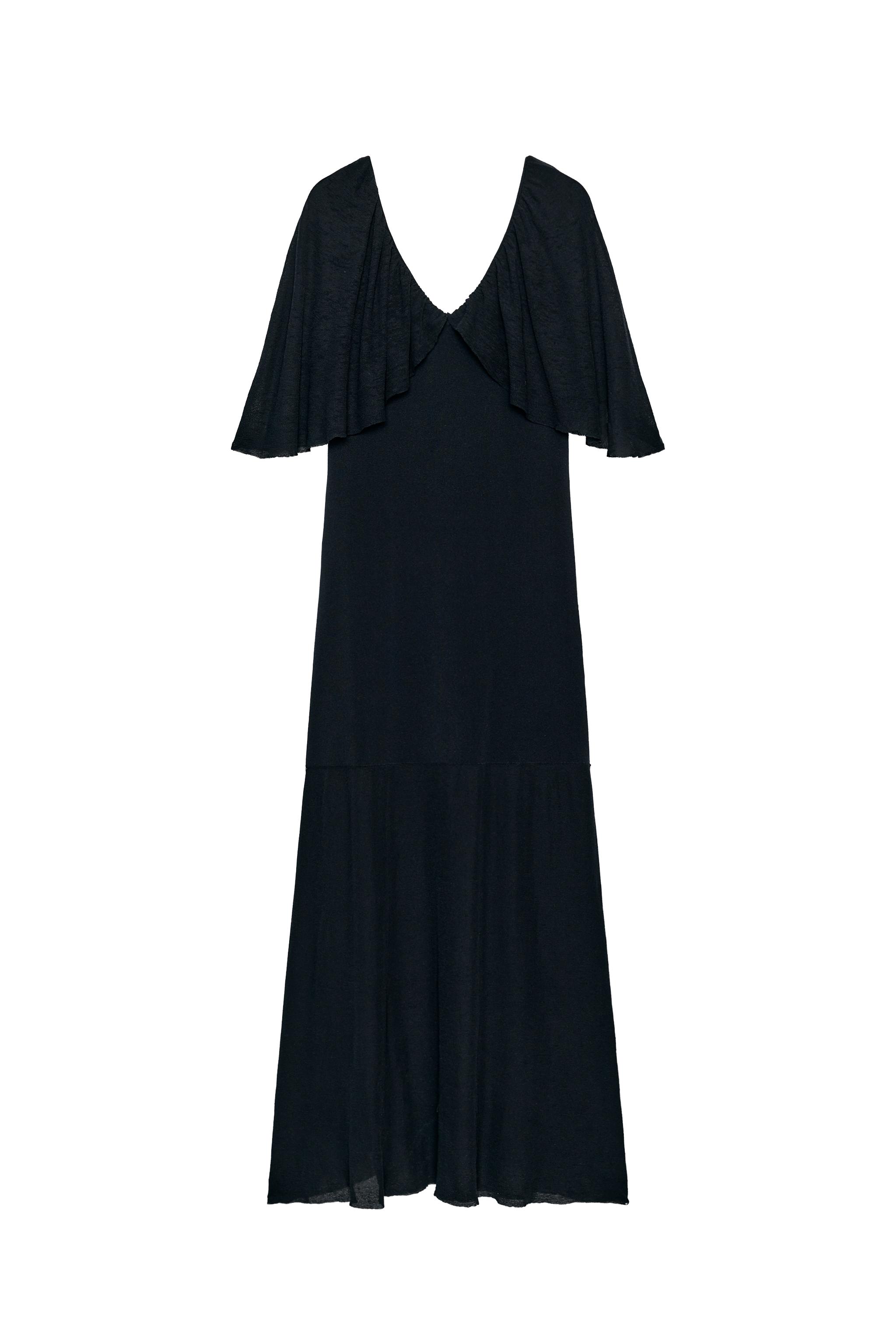 zara long sleeve knit dress Zara - Knit Belted Dress - Ecru - M
