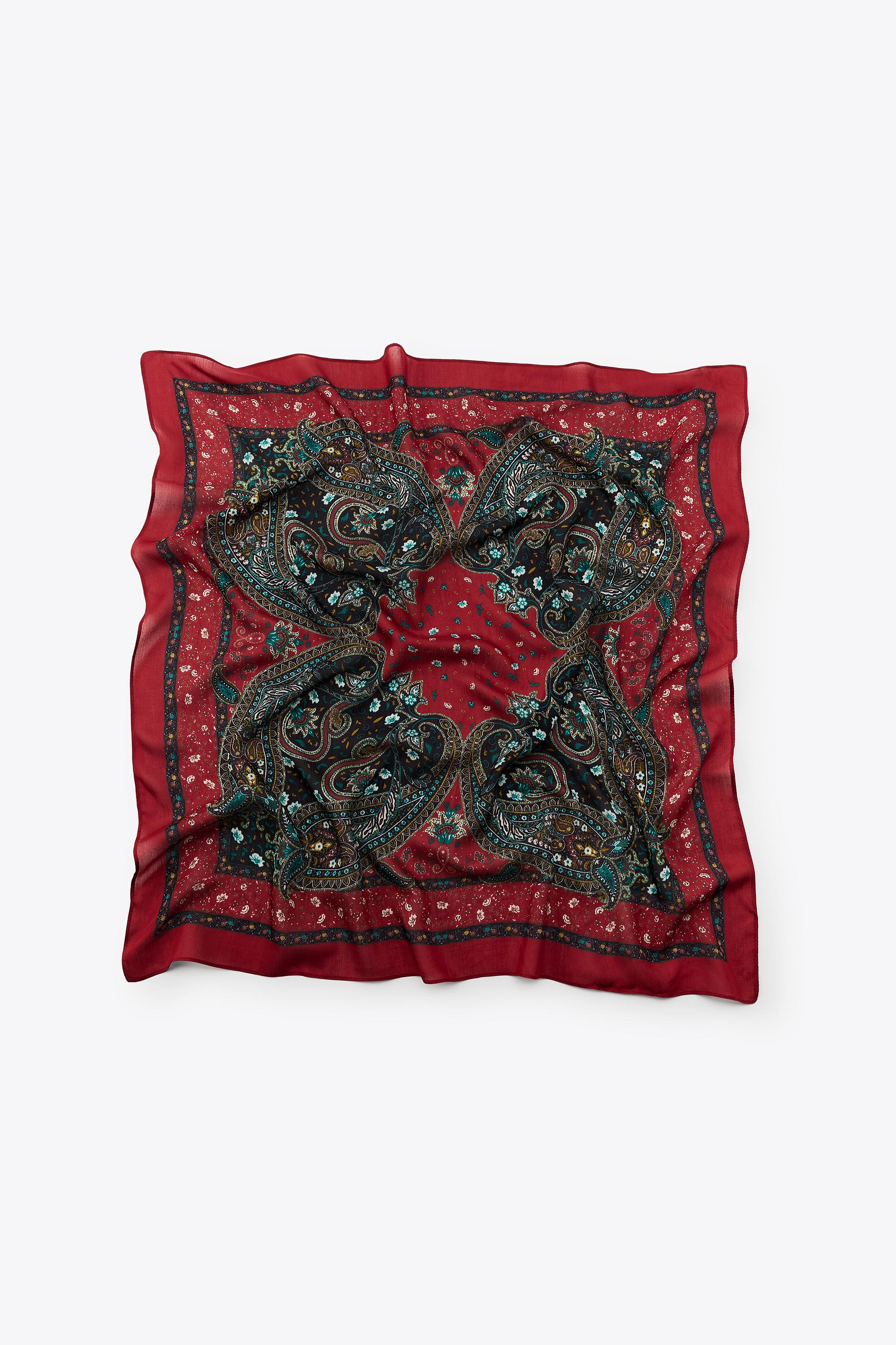 FOULARD IMPRIMÉ AVEC SOIE