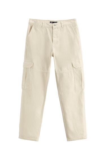 STRAIGHT FIT CARGO TROUSERS