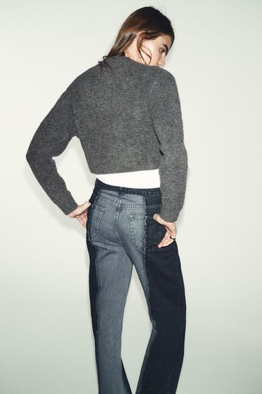 GILET EN MAILLE DOUCE - Gris moyen de Zara - Image 3