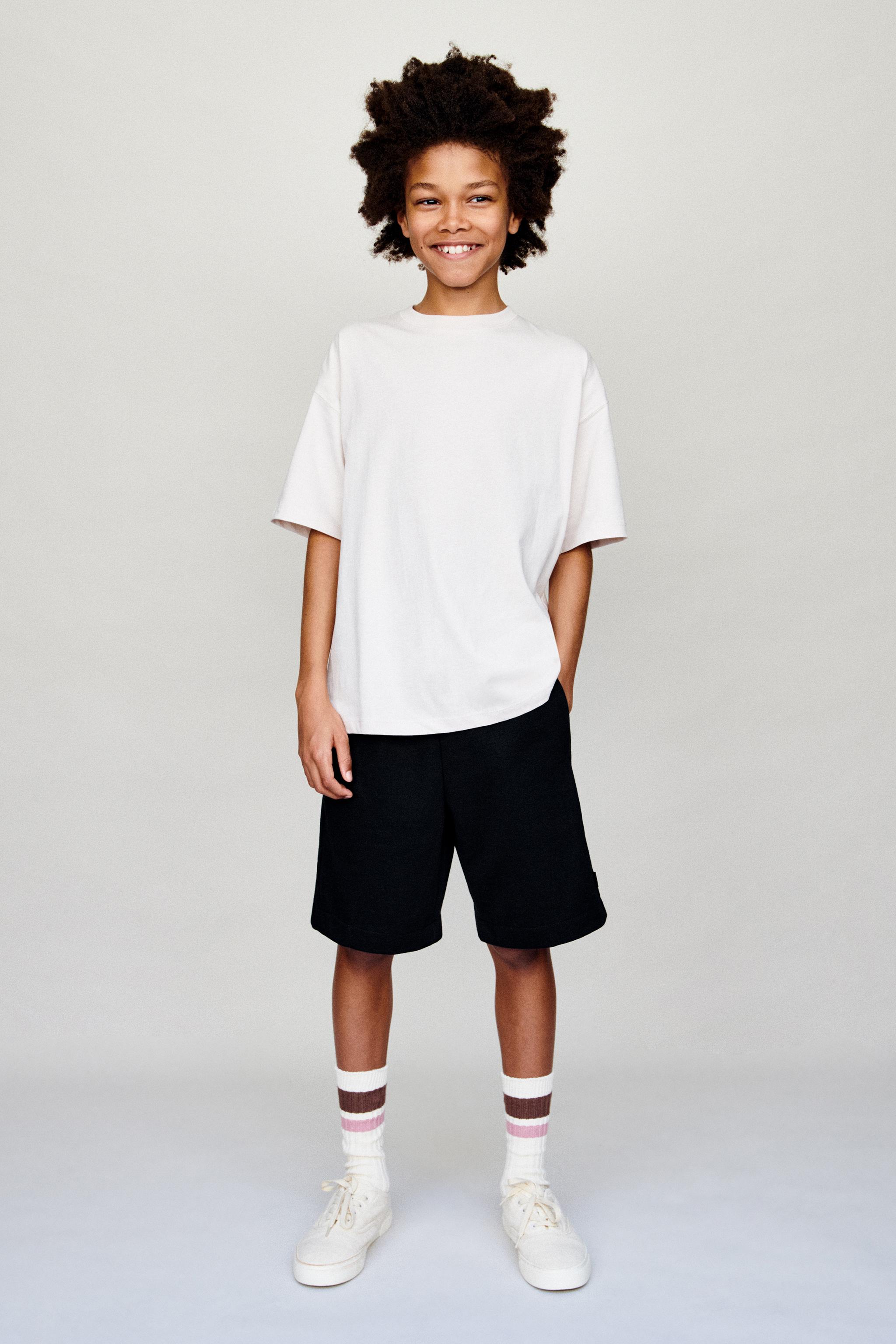 Детские шорты Zara PLAIN PLUSH SHORTS