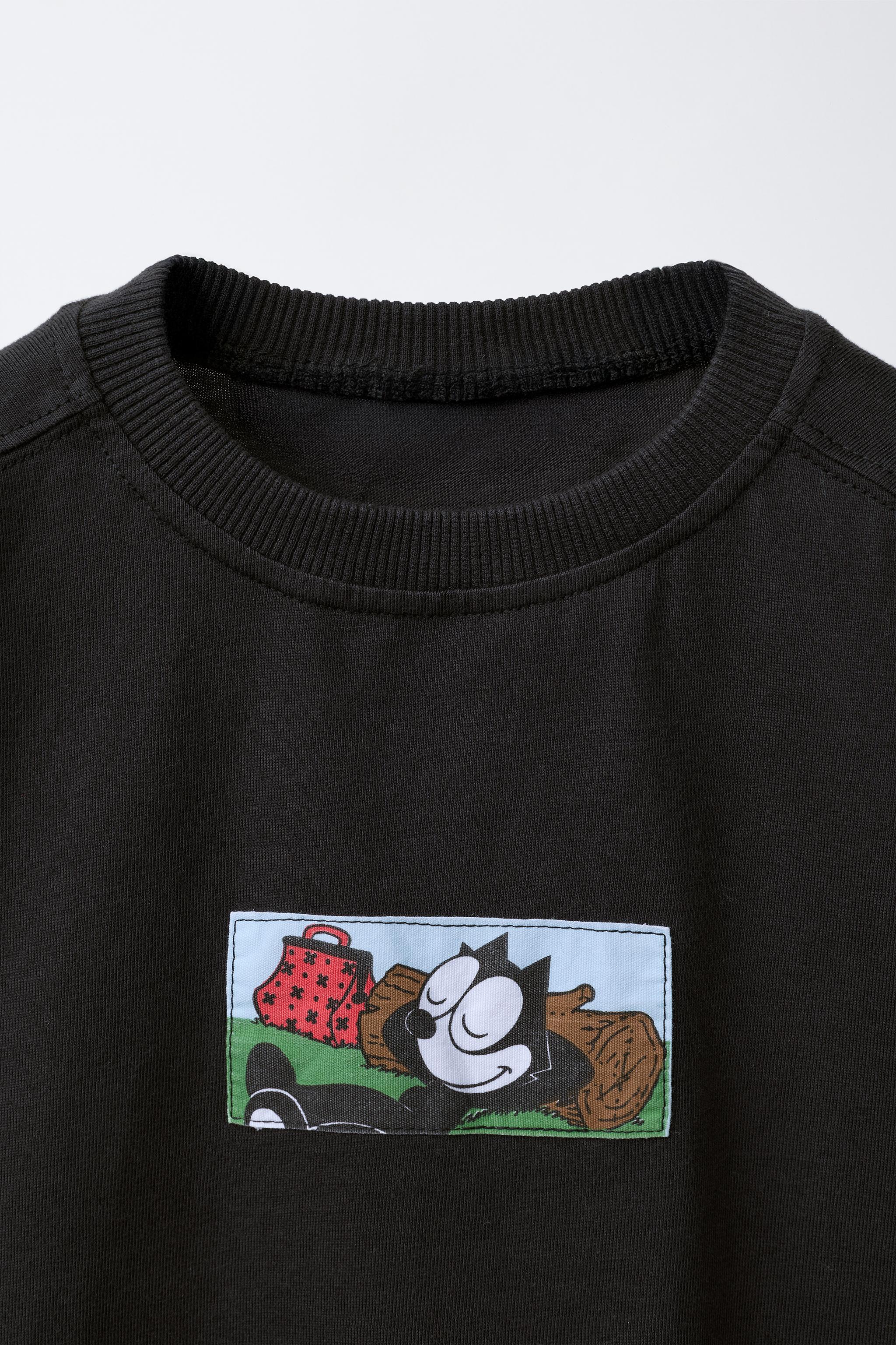 FELIX THE CAT © COMIC T-SHIRT - Black | ZARA Canada