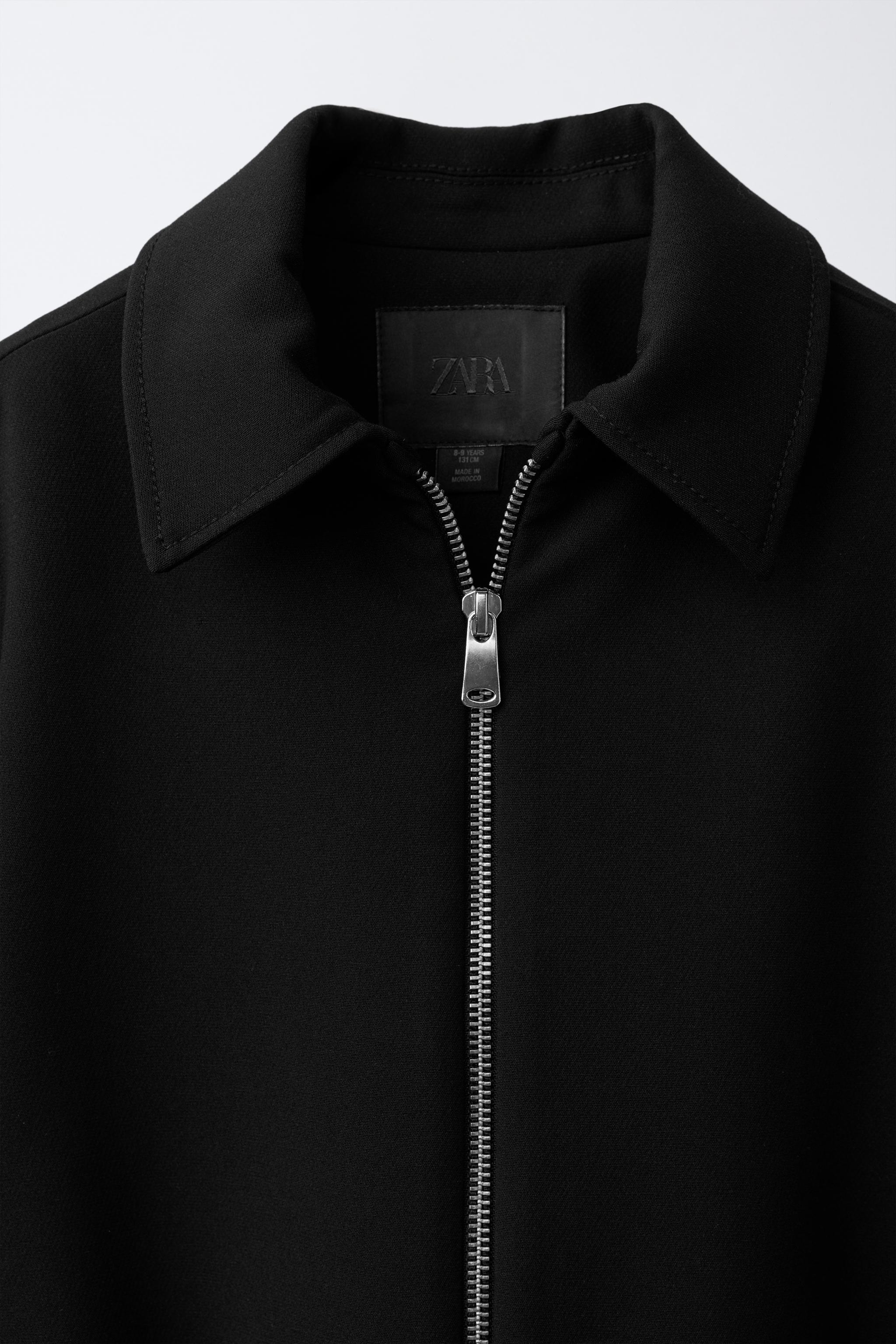 Детские куртки Zara SHORT PLAIN JACKET — фото 4
