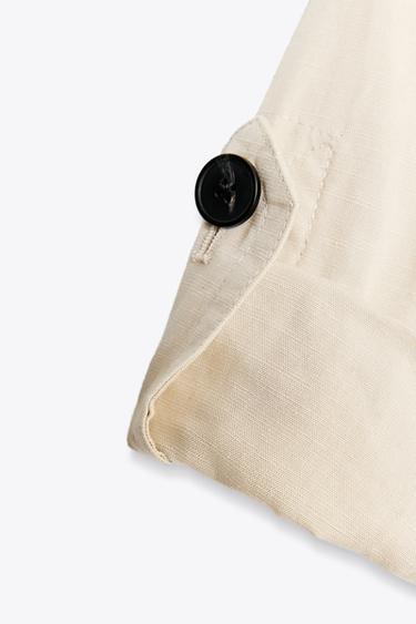 VESTE À MANCHES RETROUSSÉES - Sable de Zara - Image 7