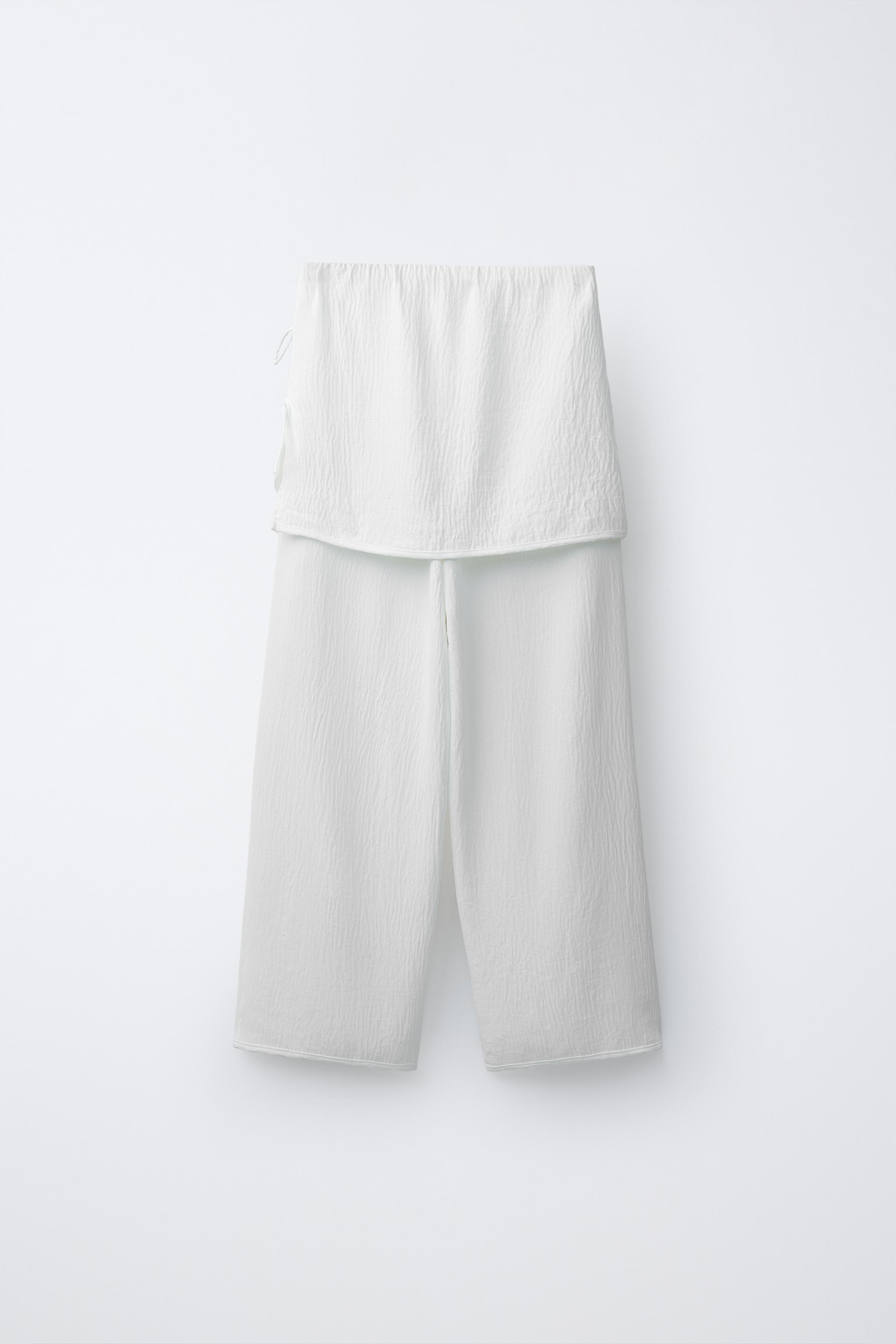 WIDE LEG PAREO PANTS