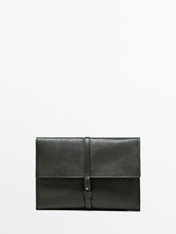 Nappa leather travel case