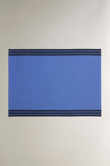 Zara STRIPED PLACEMAT - Blue - Image 0