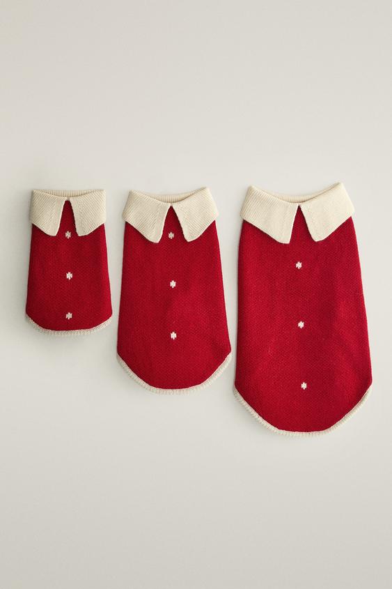 PULLOVER FÜR HAUSTIERE WEIHNACHTEN - Rot von Zara - Bild 0