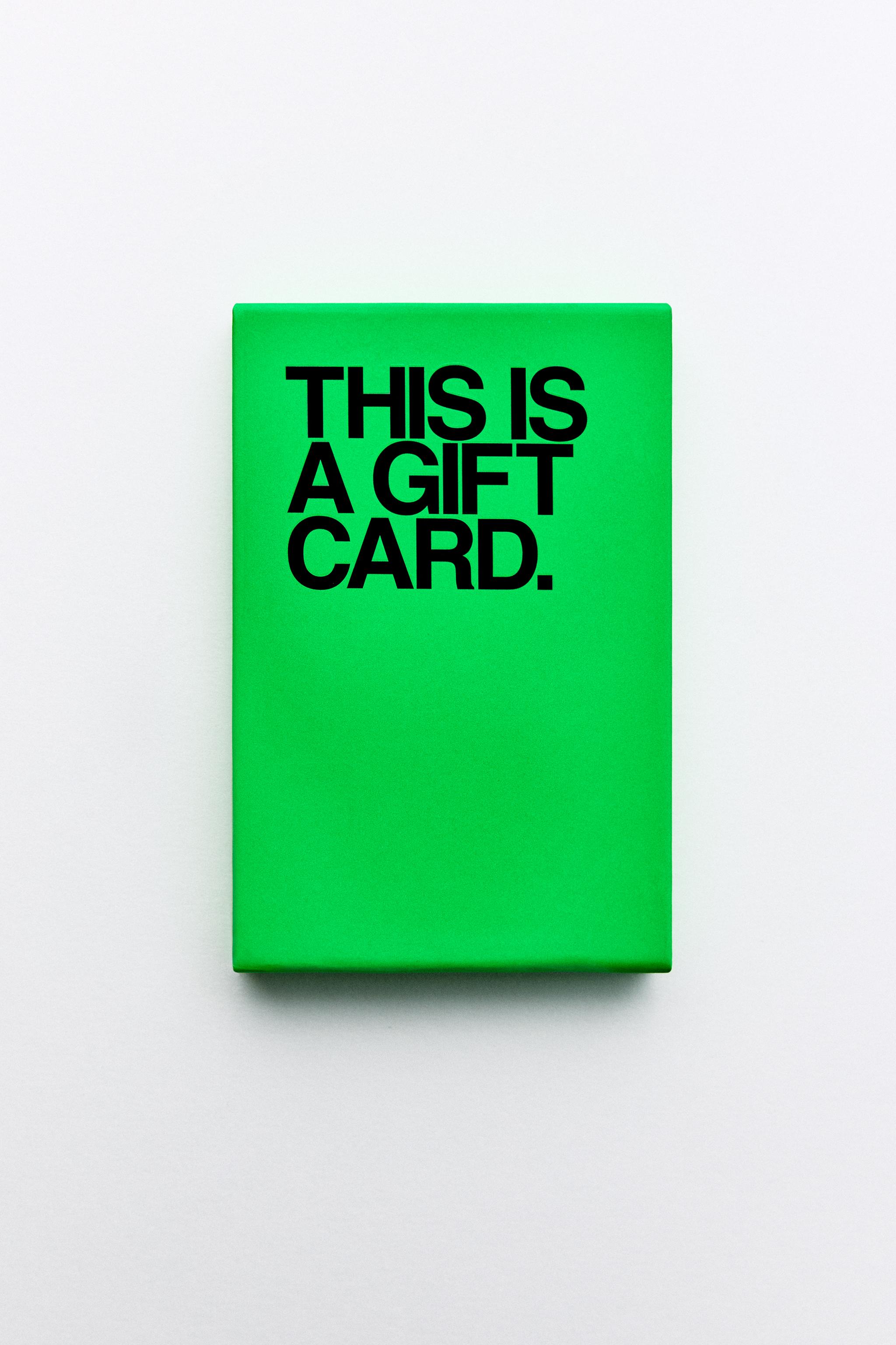 TARJETA REGALO (FÍSICA) Azul ZARA España