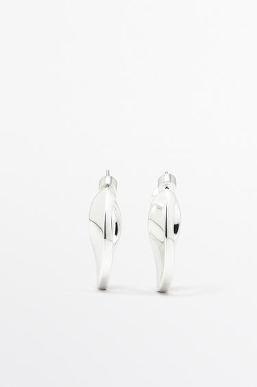 Zara Hoop earrings - Silver - Image 0