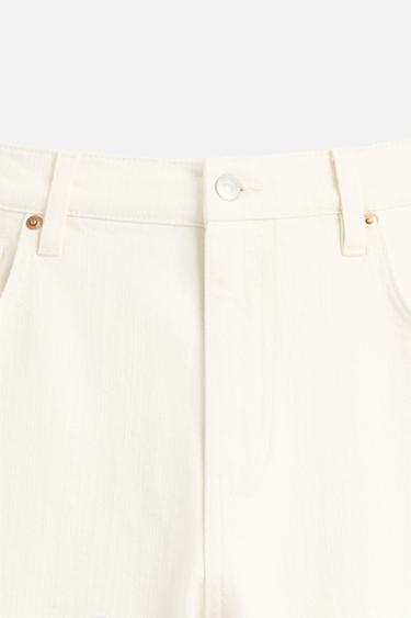 JEAN RELAXED FIT AJUSTABLE - Blanc cassé de Zara - Image 8
