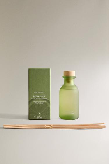 (195 ML) BERGAMOT & GERANIUM, MUGUET SCENTED REED DIFFUSERS - Green / Grass by Zara - Image 1