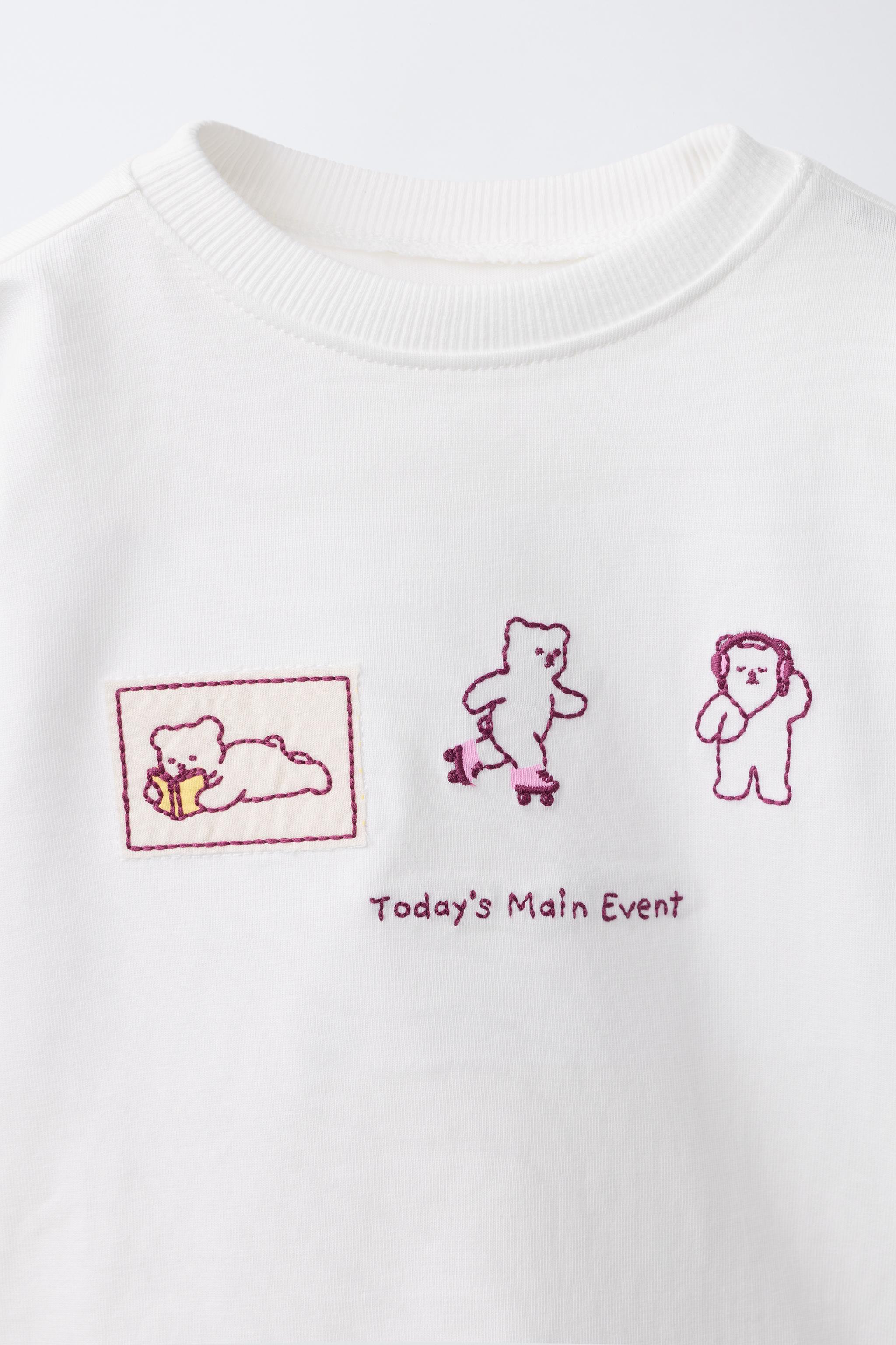 EMBROIDERED DETAIL T-SHIRT