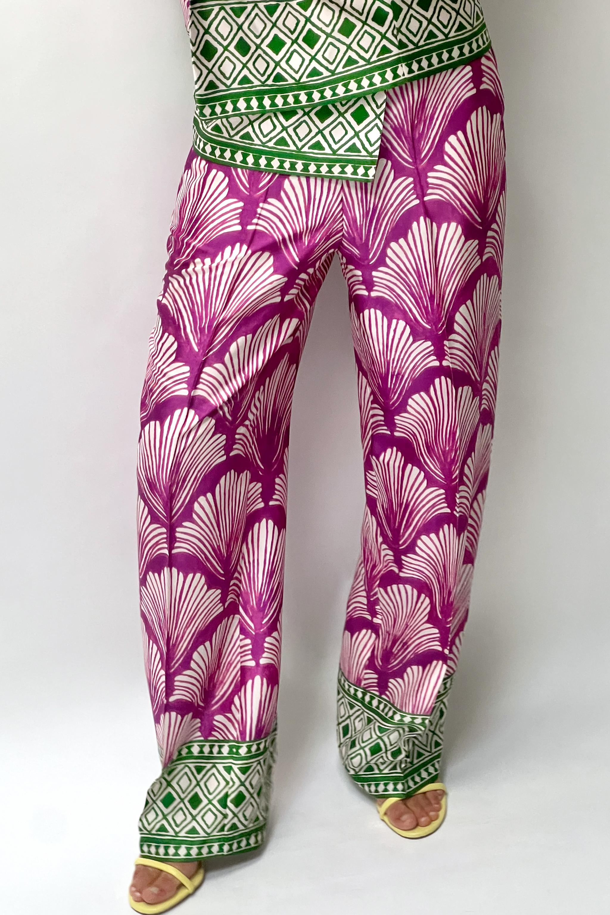 zara pants printed