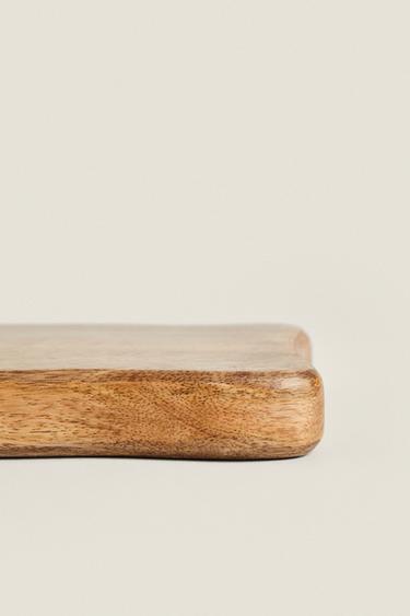 IRREGULAR WOODEN CHOPPING BOARD - Light beige by Zara - Image 3