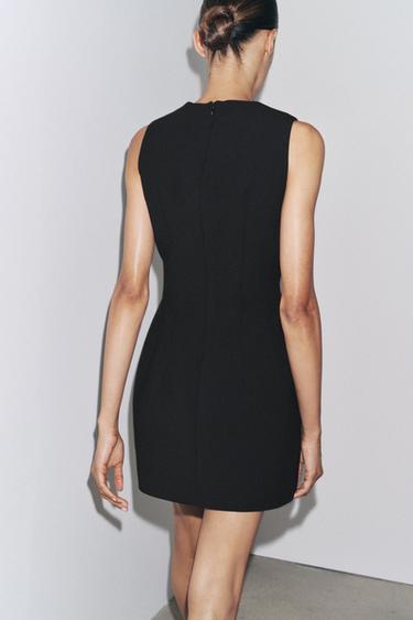 ROBE COURTE VOLUME ZW COLLECTION - Noir de Zara - Image 2