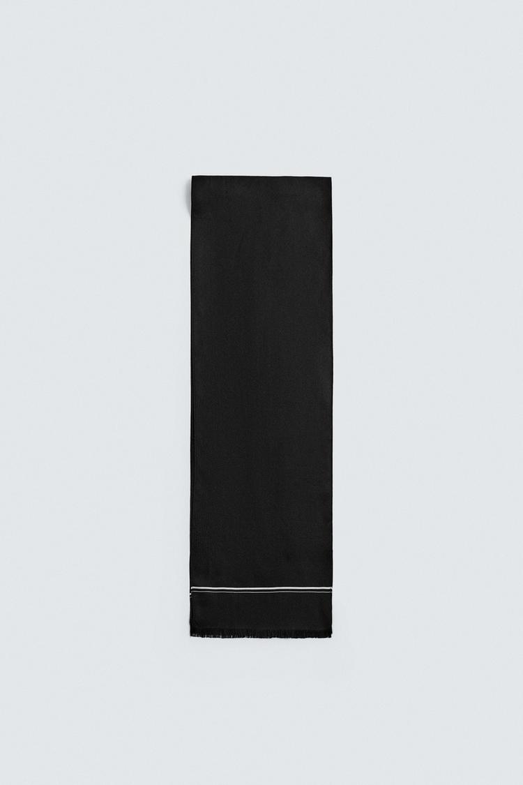 ZARA 100% SILK SCARF