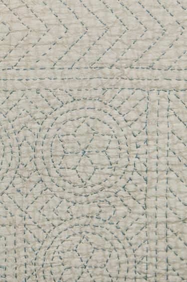 HOUSSE DE COUSSIN BRODERIES - Bleu clair de Zara - Image 2
