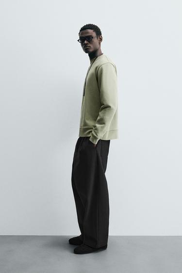 SUDADERA CREWNECK LIMITED EDITION - Oliva de Zara
