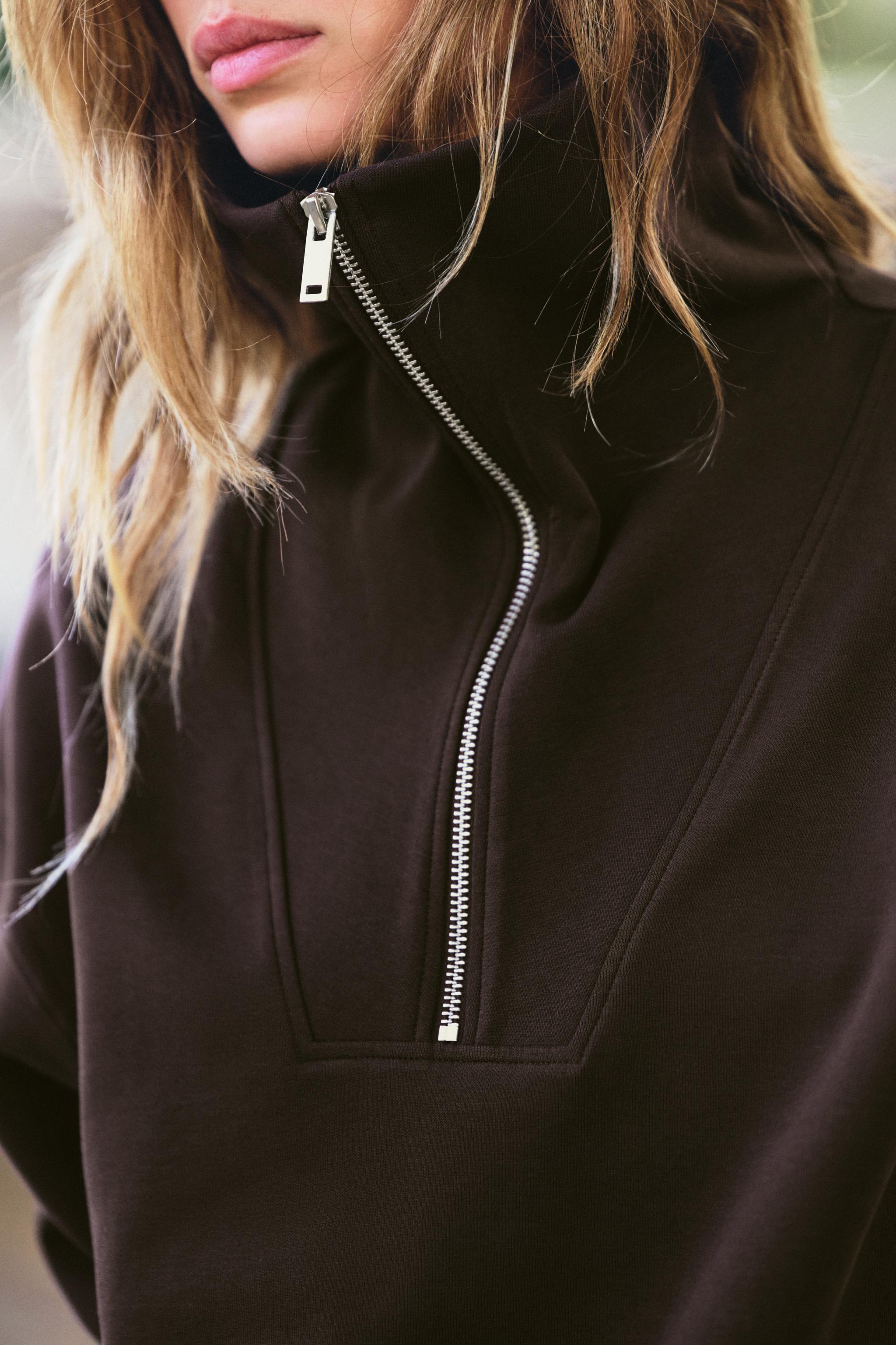 SWEAT ZIPPÉ INTERLOCK