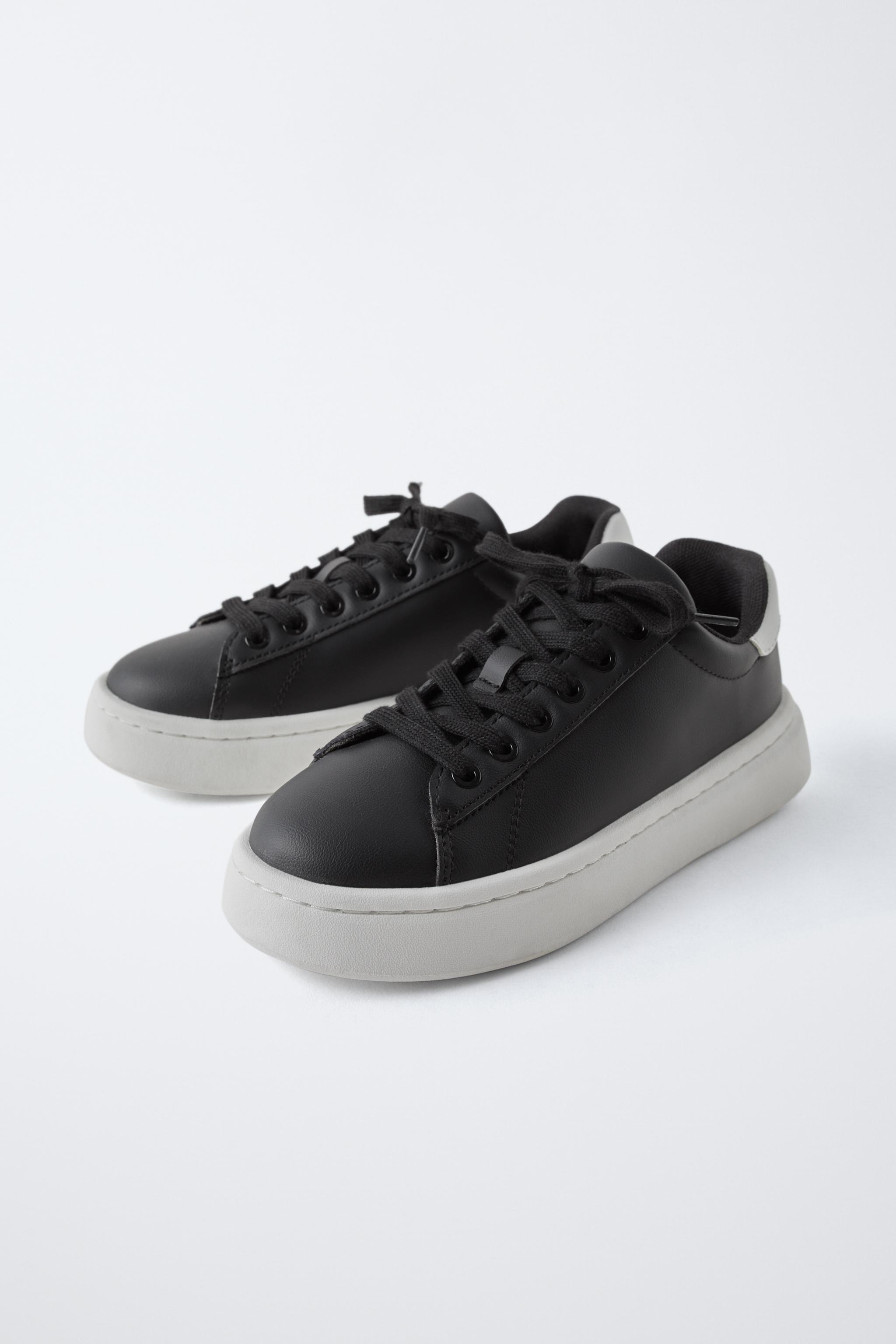 【ZARA】ベーシックスニーカー ブラック | 2218/420/800 ZARA】ベーシックスニーカー ブラック | 2218/420/800 (ZARA