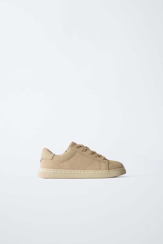 BASIC SNEAKERS - Sand Brown by Zara - Image 0