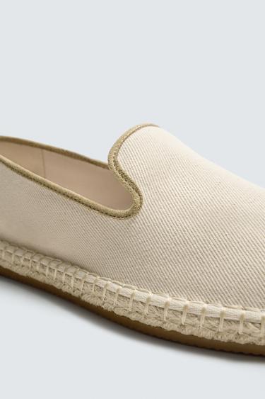 ESPADRILLES EN TISSU - Blanc écru de Zara - Image 5