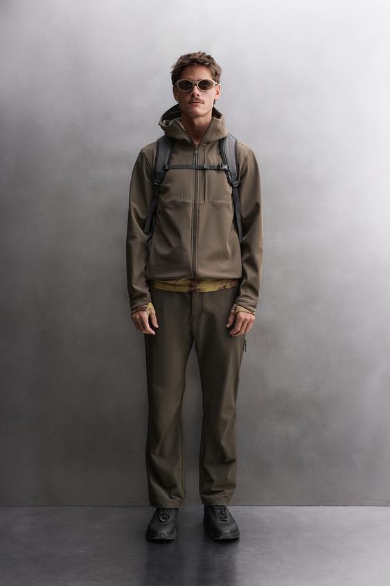 COMBINED TECHNICAL JACKET - Dark brown by Zara - Image 0