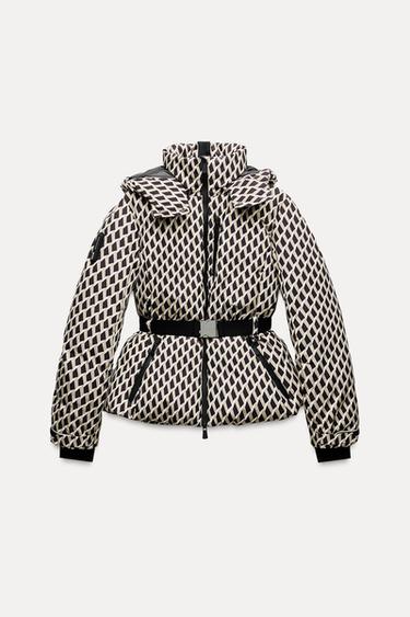 DOWN JACKET WATER RESISTANT AND WIND PROTECTION RECCO® TECHNOLOGY SKI COLLECTION - Printed by Zara