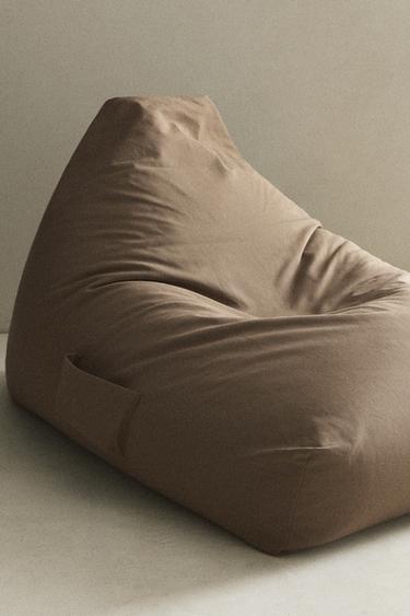 COTTON BEAN BAG CHAIR - Green by Zara