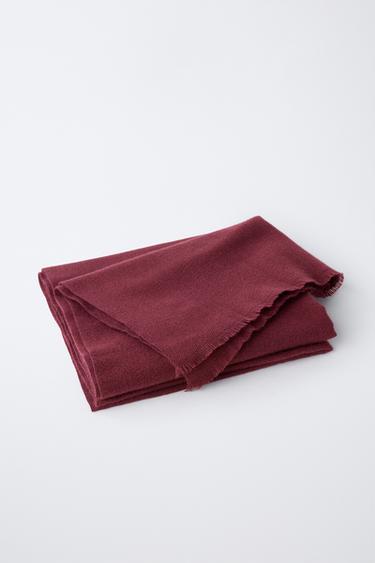 SOFT-TOUCH SCARF - Burgundy by Zara - Image 2