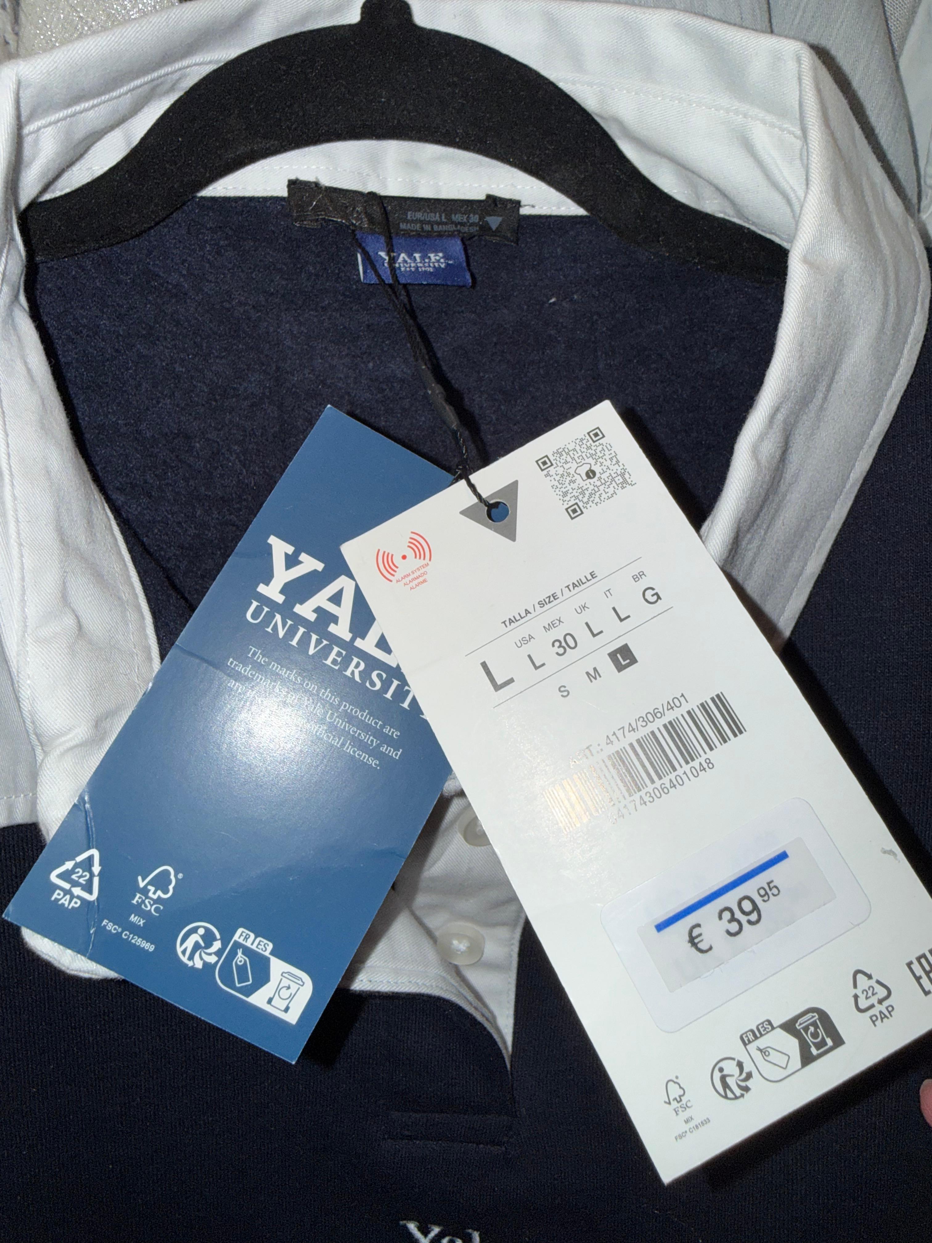 YALE™ POLO NECK SWEATSHIRT | SECOND HAND | Zara Preowned