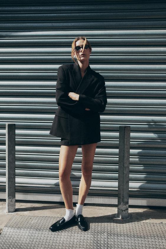 OVERSIZED DOUBLE-BREASTED BLAZER