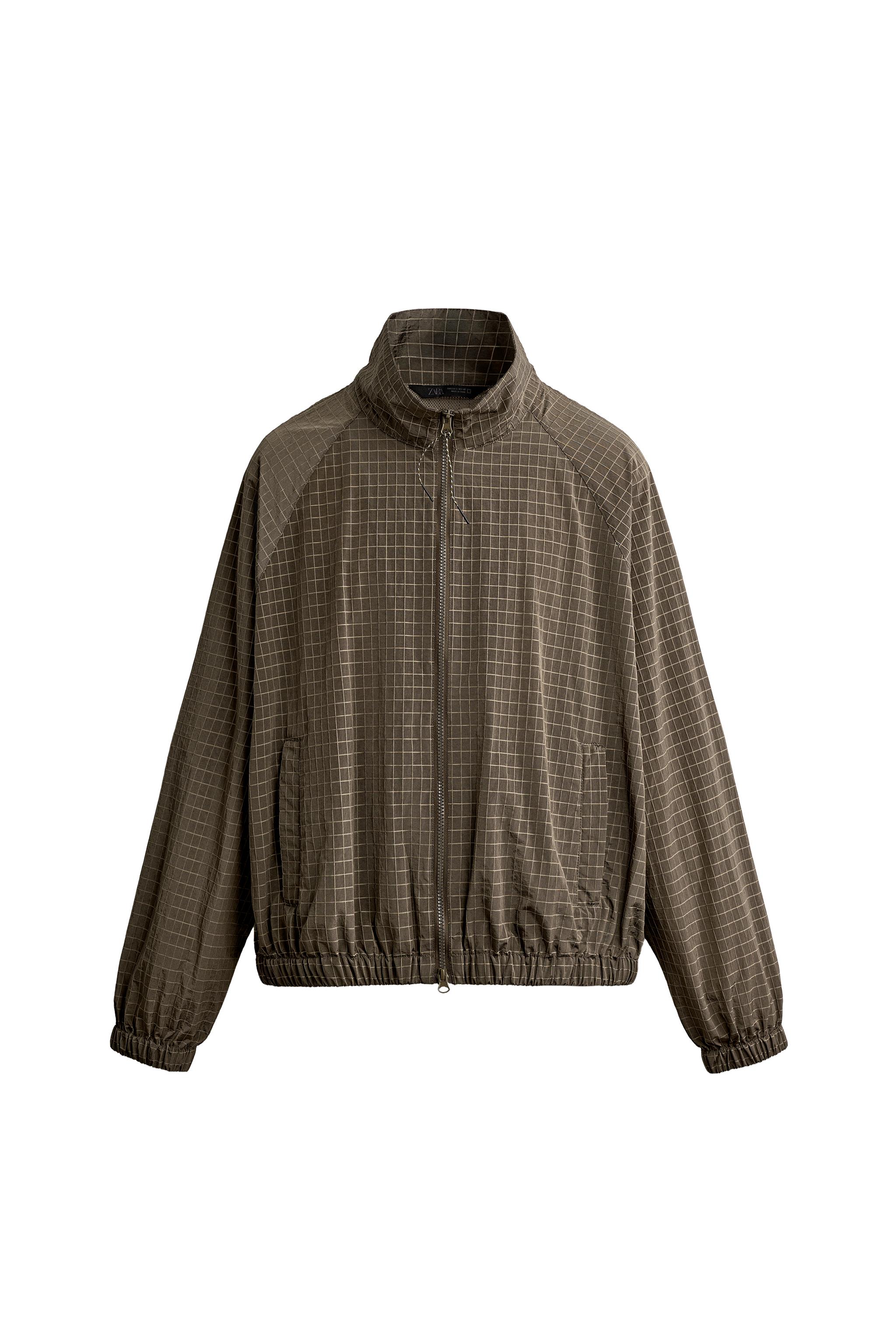 CAZADORA TÉCNICA JACQUARD CUADROS