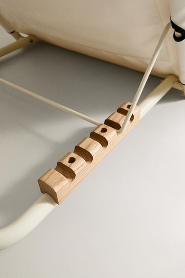 FOLDING BEACH FLOOR LOUNGER - Ivory by Zara - Image 2
