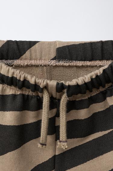 ANIMAL PRINT BERMUDA SHORTS - Dark anthracite by Zara - Image 2