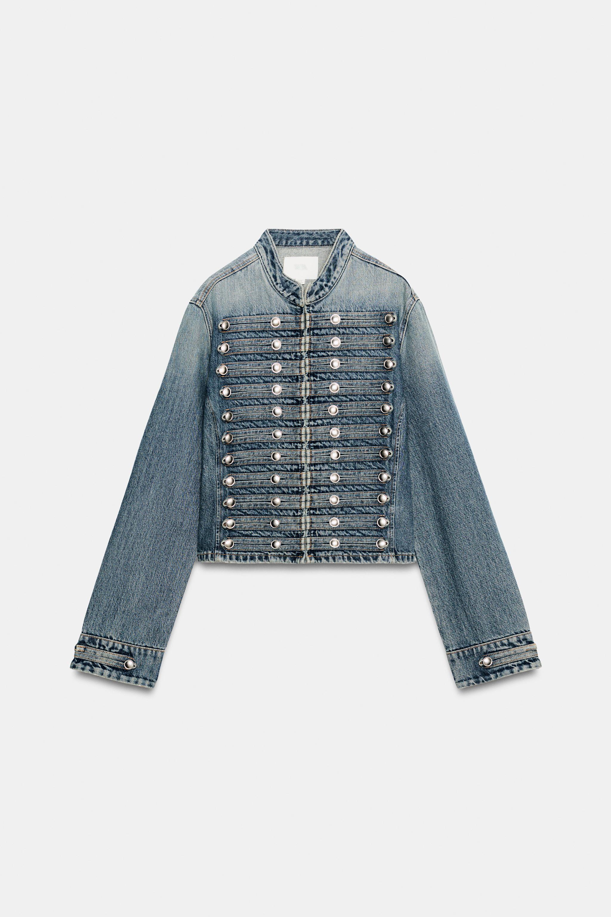 TRF FITTED BUTTON DENIM JACKET