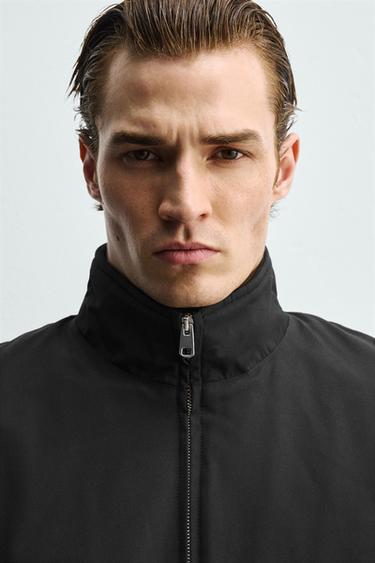 WATER-REPELLENT QUILTED JACKET - Black by Zara - Image 4