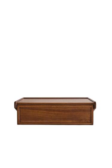 FLOATING BEDSIDE TABLE - Brown by Zara