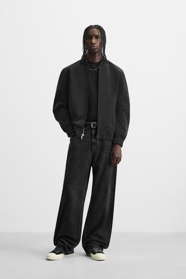 LIGHTWEIGHT BOMBER JACKET - Black by Zara