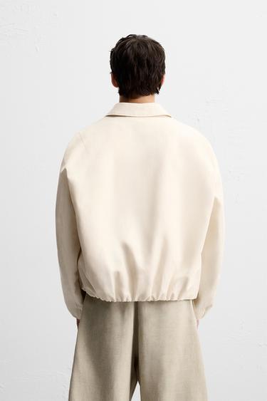 VESTE CROPPED FIT - Sable de Zara - Image 2