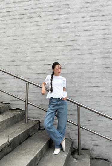 POPLIN CORSET TOP - White by Zara