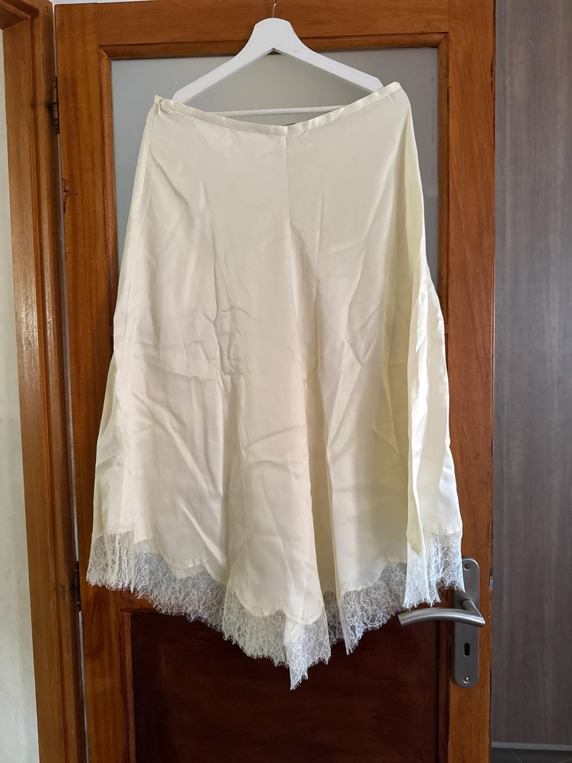 ZW COLLECTION SATIN LACE SKIRT - Image 2