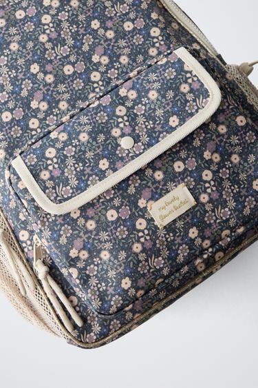 FLORAL SCHOOL BACKPACK - Blue by Zara - Image 2