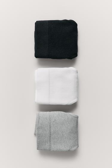 Zara 8-14 YEARS/ THREE-PACK OF SEAMLESS BRIEFS - Black