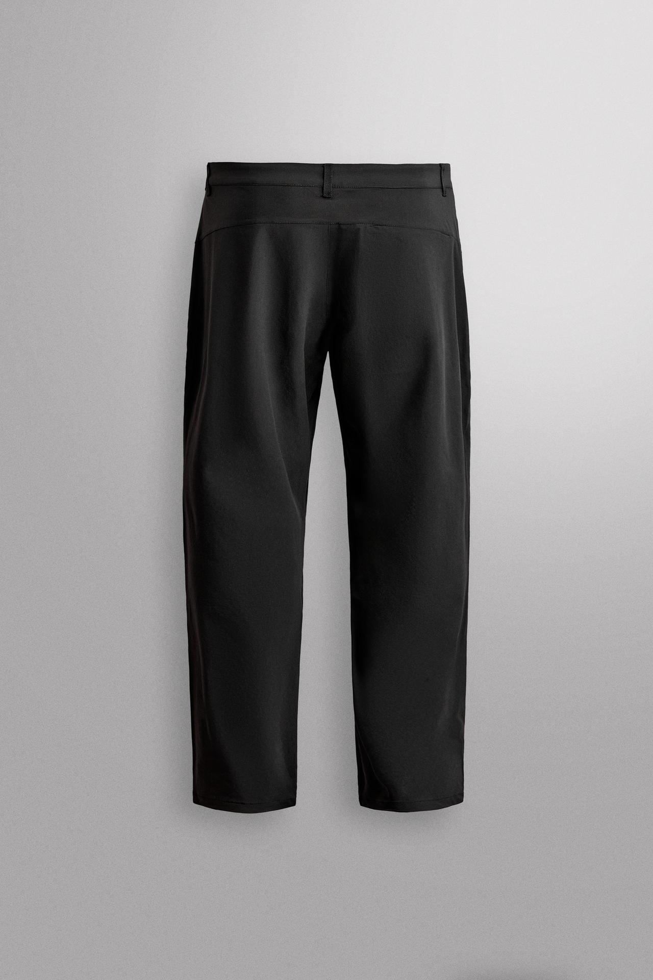 TECHNICAL POCKET PANTS — Black