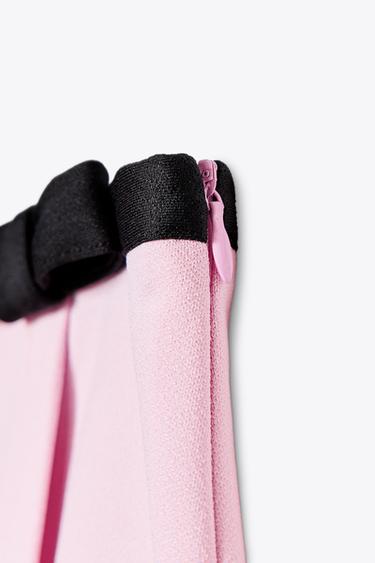 SKORT WITH BOW - Pink by Zara - Image 8