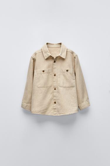 CAMISA CASUAL - Beige claro de Zara