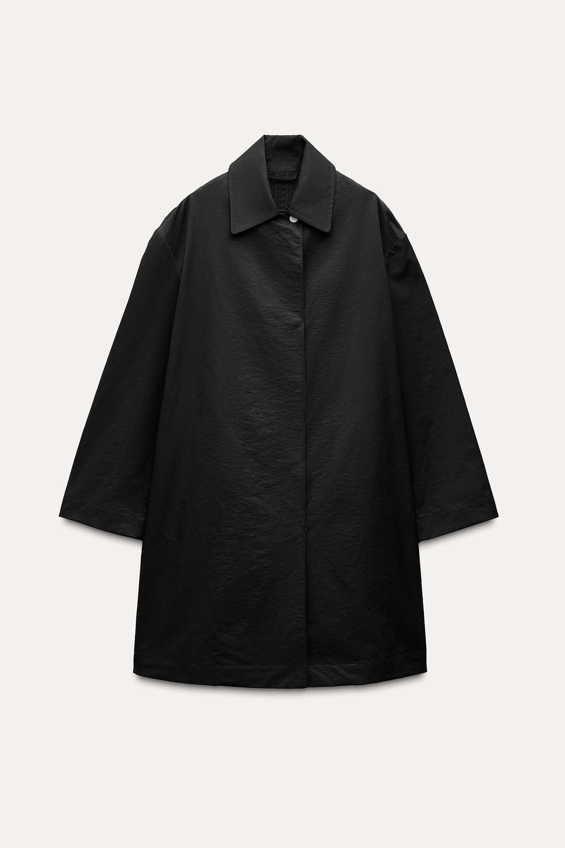 撥水加工入りトレンチコート ZW COLLECTION - ブラック | ZARA Japan / 日本