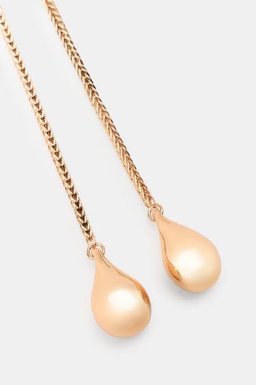 COLLIER LONG CHAÎNE - Doré de Zara - Image 3